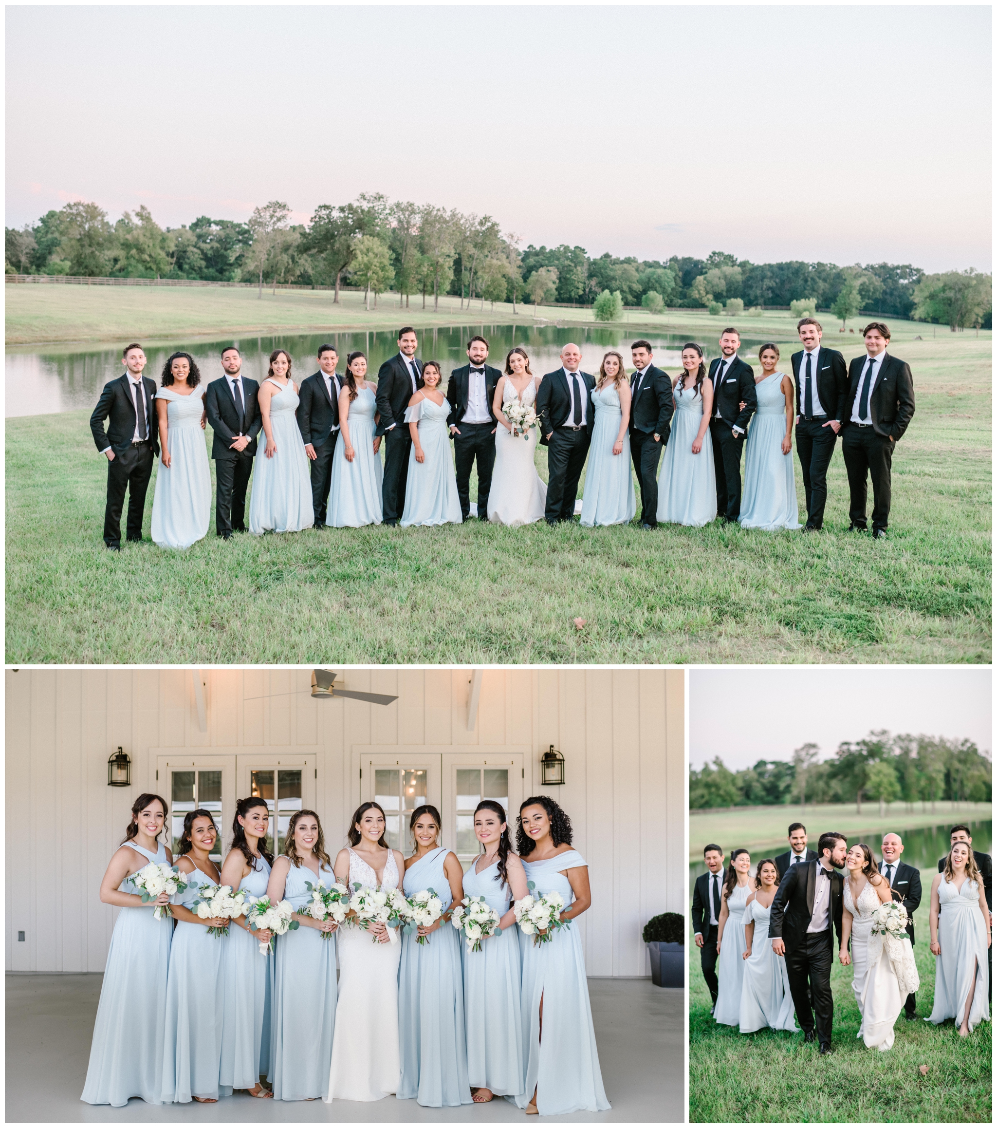 Fall wedding reception at The Farmhouse in Montgomery, Texas | Joslyn Holtfort Photography