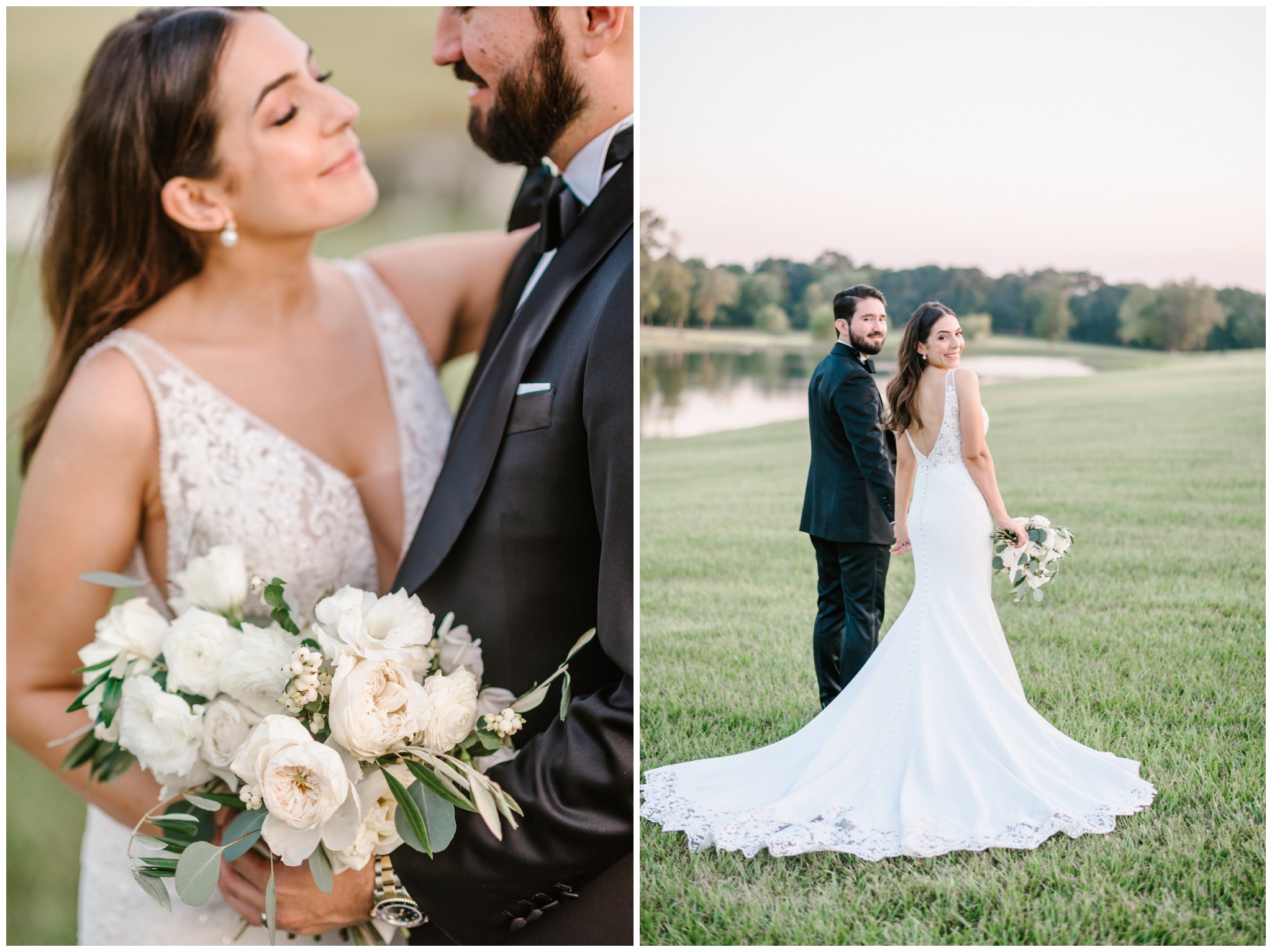 Fall wedding reception at The Farmhouse in Montgomery, Texas | Joslyn Holtfort Photography