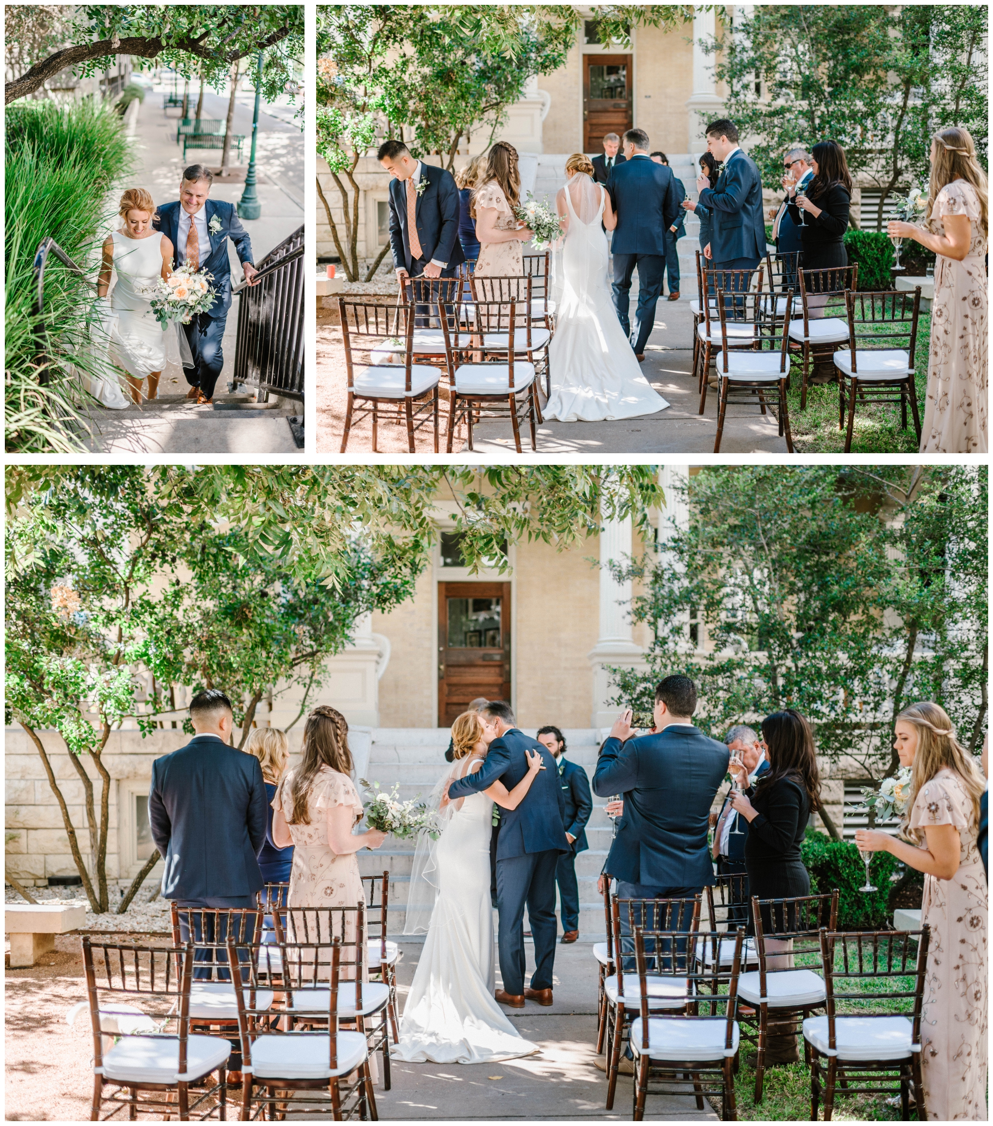 Emily and Ralph’s intimate wedding ceremony in Austin, Texas