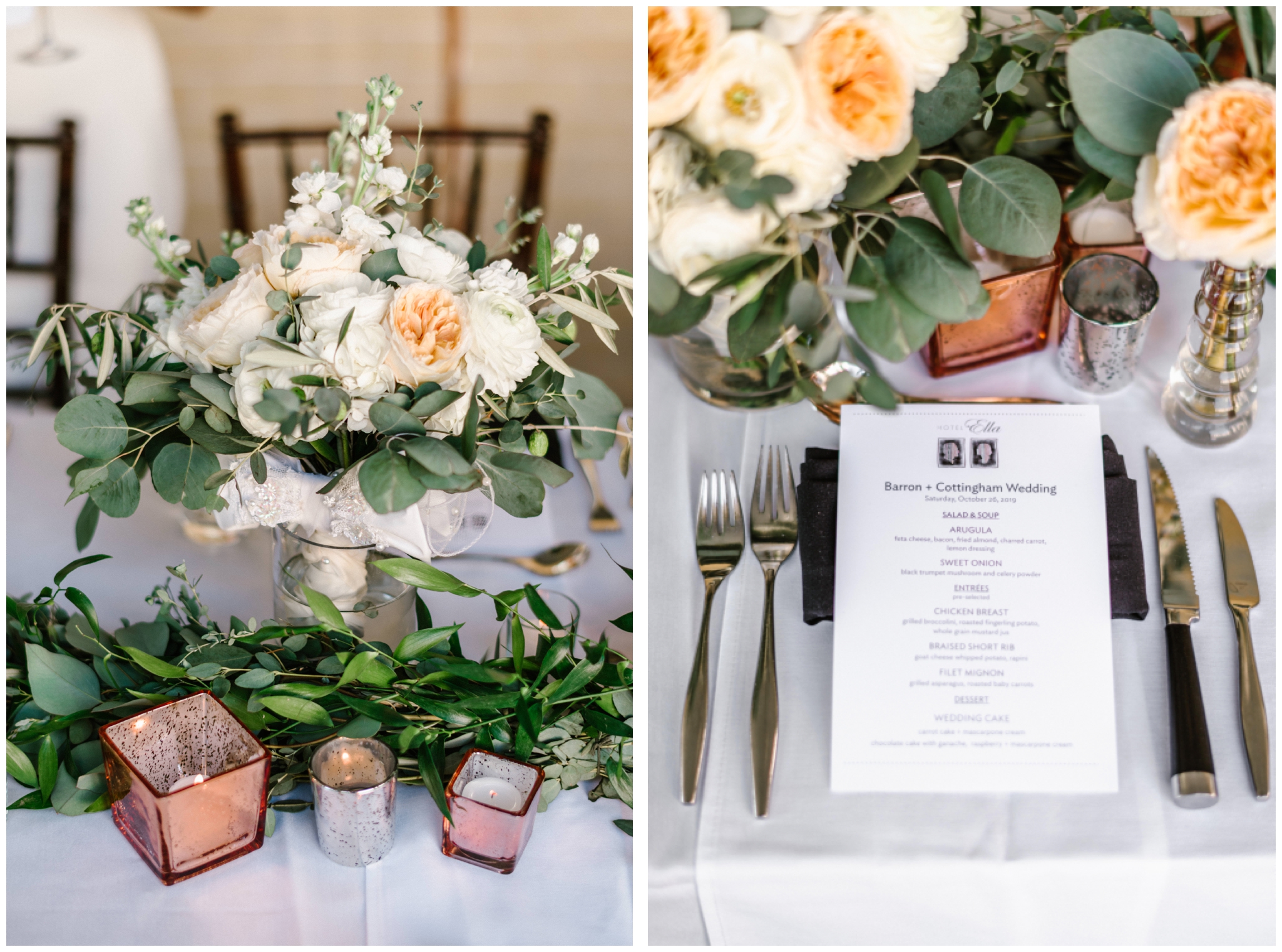 Emily and Ralph’s intimate wedding reception in Austin, Texas