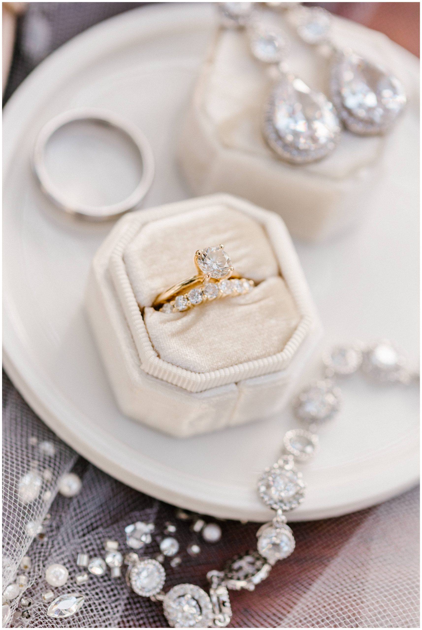 Wedding ring photo flatlay inspiration, Austin TX, Joslyn Holtfort Austin Wedding Photographer
