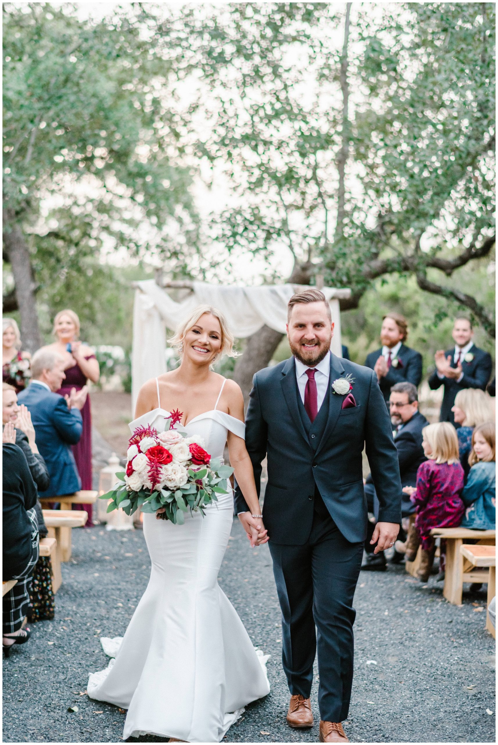 Light and airy wedding ceremony photography, Cedars Ranch wedding ceremony light and airy wedding photographer, Joslyn Holtfort Photography
