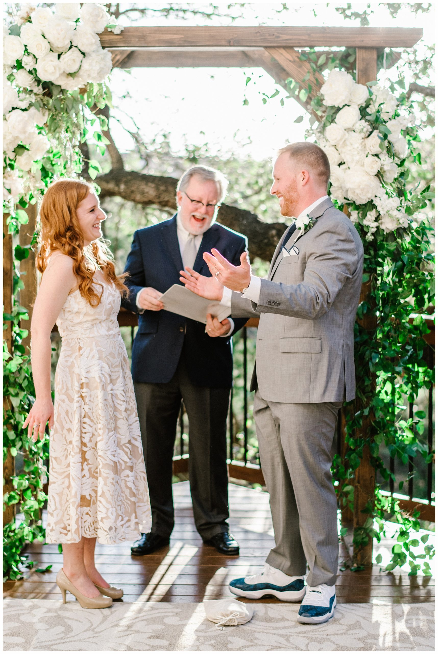Intimate Backyard Wedding in Austin Texas